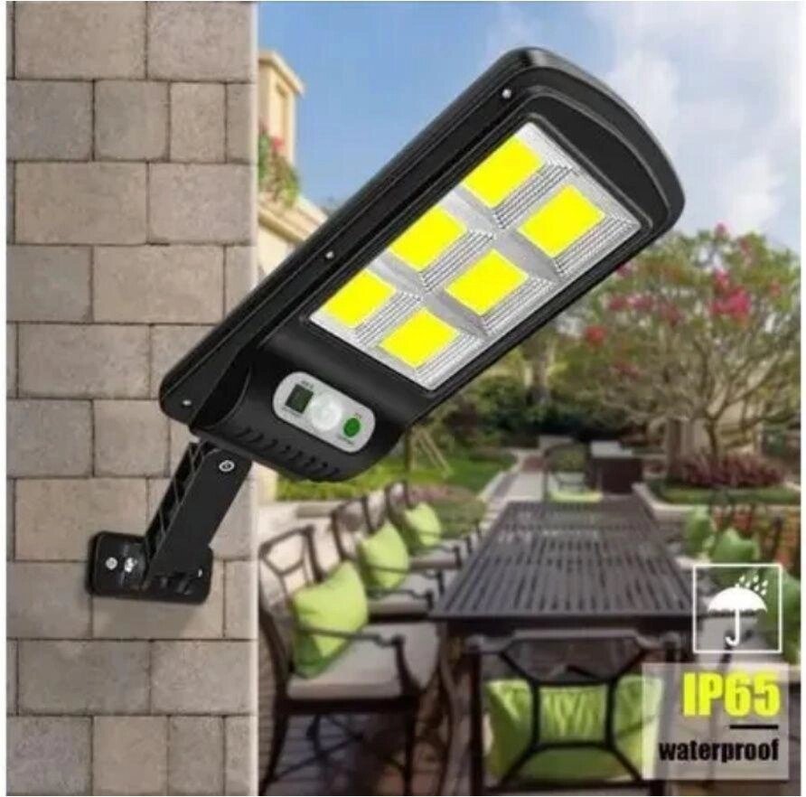 Sale! Вуличний ліхтар на стовп solar street light BL BK120-6 датч&#x27, рух від компанії Artiv - Інтернет-магазин - фото 1