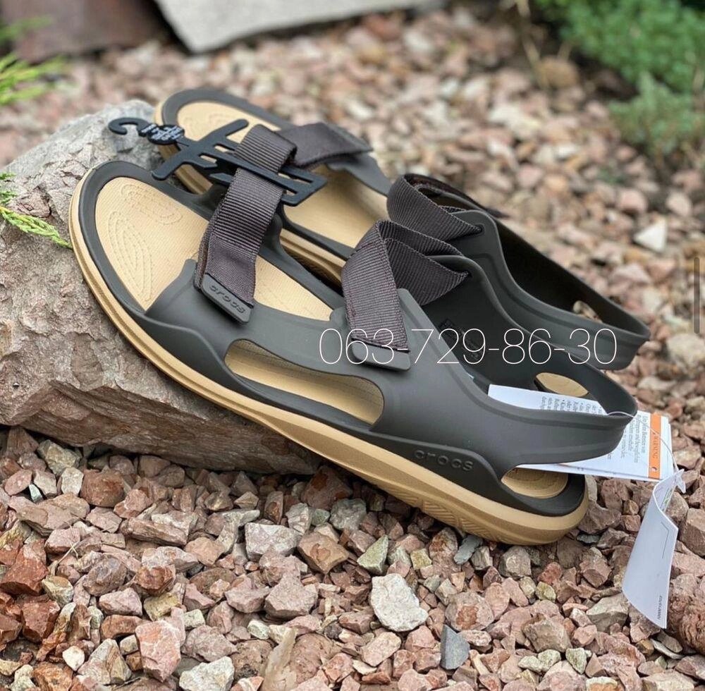 Сандалії Crocs Swiftwater Expedition Sandal Espresso/Tan Чоловічі від компанії Artiv - Інтернет-магазин - фото 1