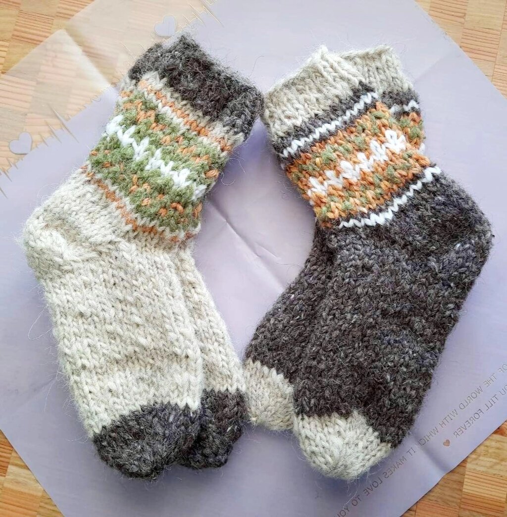 Шкарпетки вовна, шкарпетки в &#x27, Iced, теплі вовняні капці від компанії Artiv - Інтернет-магазин - фото 1
