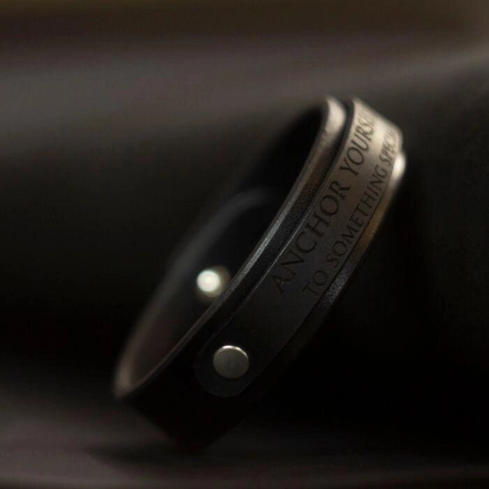 Шкіряний браслет із Вашим гравіюванням  ⁇  Подарунок чоловікові  ⁇  Ручна робота від компанії Artiv - Інтернет-магазин - фото 1