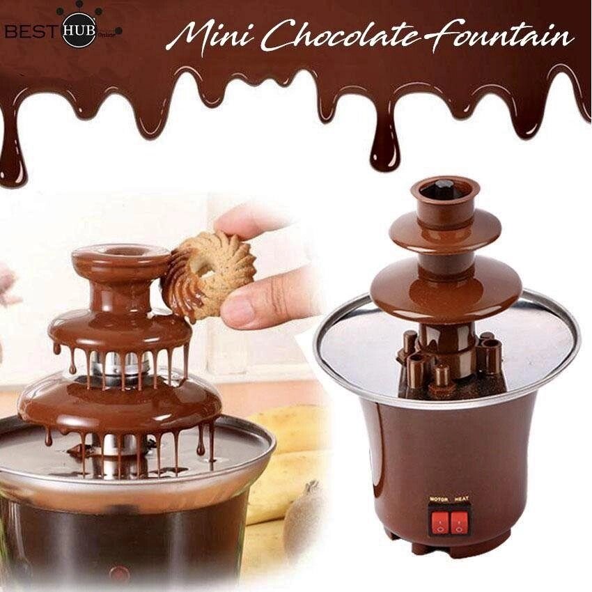 Шоколадний фонтан міні Фондю Mini Chocolate Fondue Fountain від компанії Artiv - Інтернет-магазин - фото 1