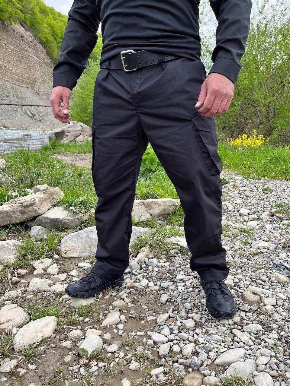 Штани тактичні KIBORG BLACK поліція колір чорний S,M,L, XL, XXL, XXXL від компанії Artiv - Інтернет-магазин - фото 1