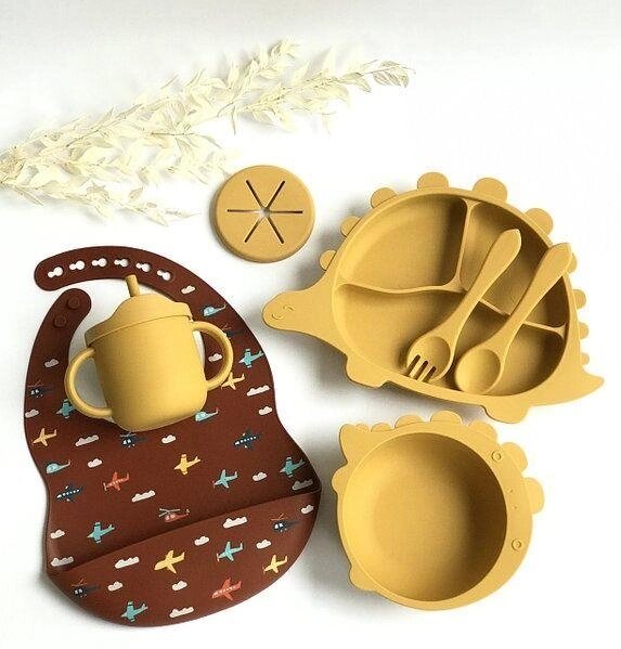 Силіконовий посуд, дитячий посуд, перший корм від компанії Artiv - Інтернет-магазин - фото 1