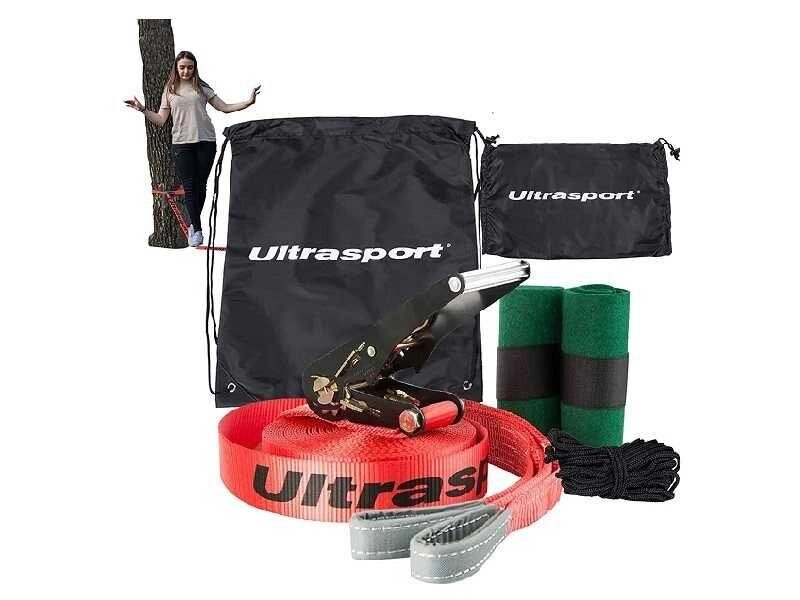 Слеклайн Ultrasport Slackline з тріскачкою та сумкою для перенесення від компанії Artiv - Інтернет-магазин - фото 1