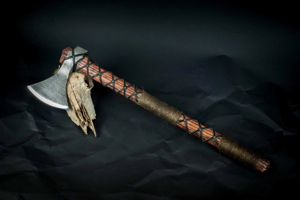 Сокира вікінгів з чохлом, сокира вікінгів ручної роботи на подарунок від компанії Artiv - Інтернет-магазин - фото 1