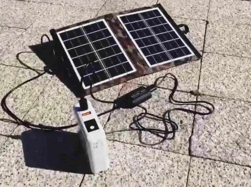 Сонячна панель SOLAR PANEL CL-670 Переносна, похідна кемпінгова чох від компанії Artiv - Інтернет-магазин - фото 1