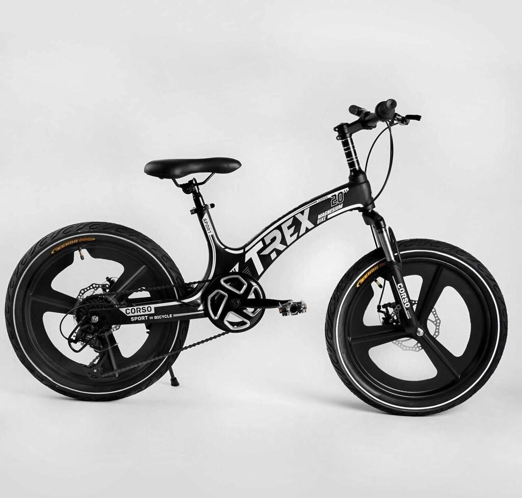 Спортивний дитячий велосипед 20 T-REX магнієва рама MicroShift 7швидк від компанії Artiv - Інтернет-магазин - фото 1