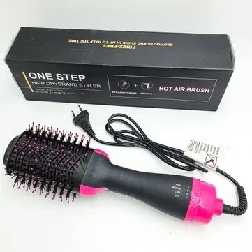 Стайлер фен гребінець для укладання волосся щітка One Step 3в1 від компанії Artiv - Інтернет-магазин - фото 1