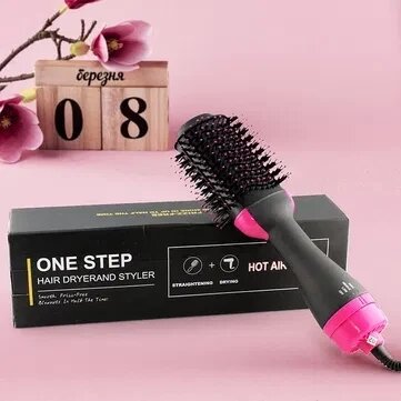Стайлер фен гребінець для укладання волосся щітка One Step 3в1 від компанії Artiv - Інтернет-магазин - фото 1