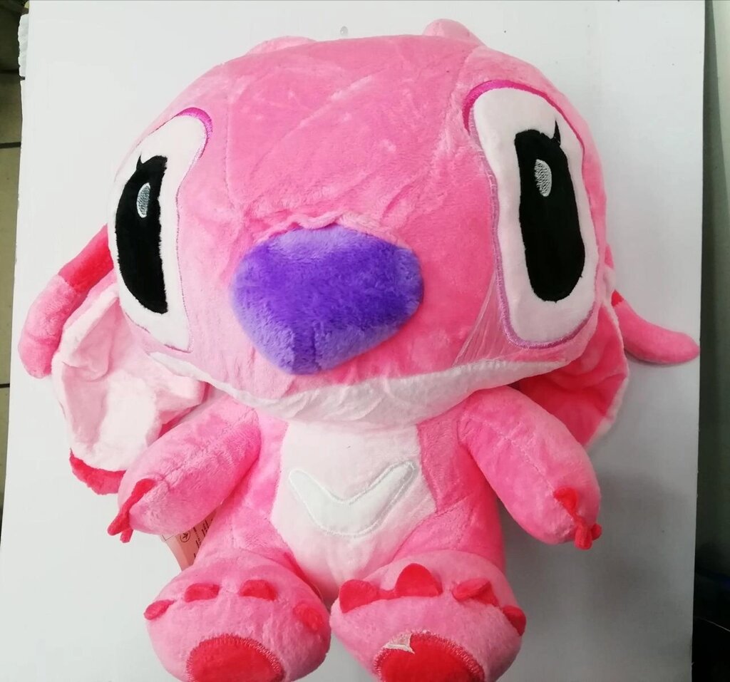 Стіч рожевий, стіч рожий Ангел, 32 см, м'яка іграшка від компанії Artiv - Інтернет-магазин - фото 1