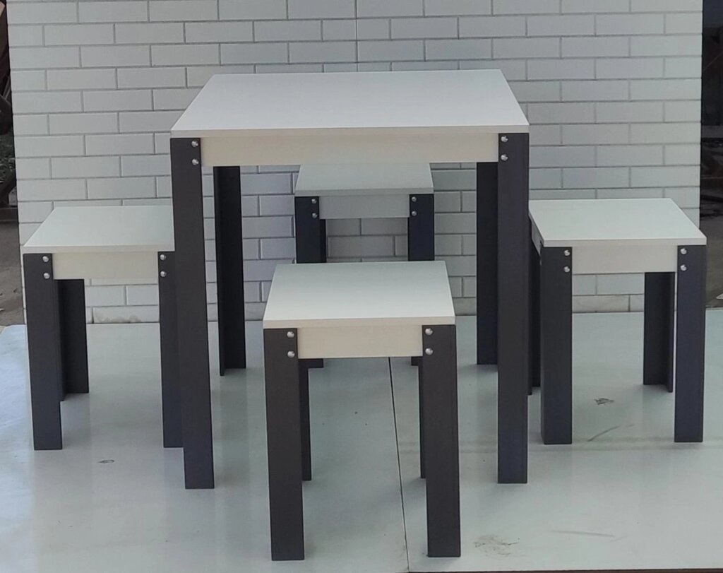 Стіл стілець набір кухонний обідній універсальний дитячий WoodParadise від компанії Artiv - Інтернет-магазин - фото 1