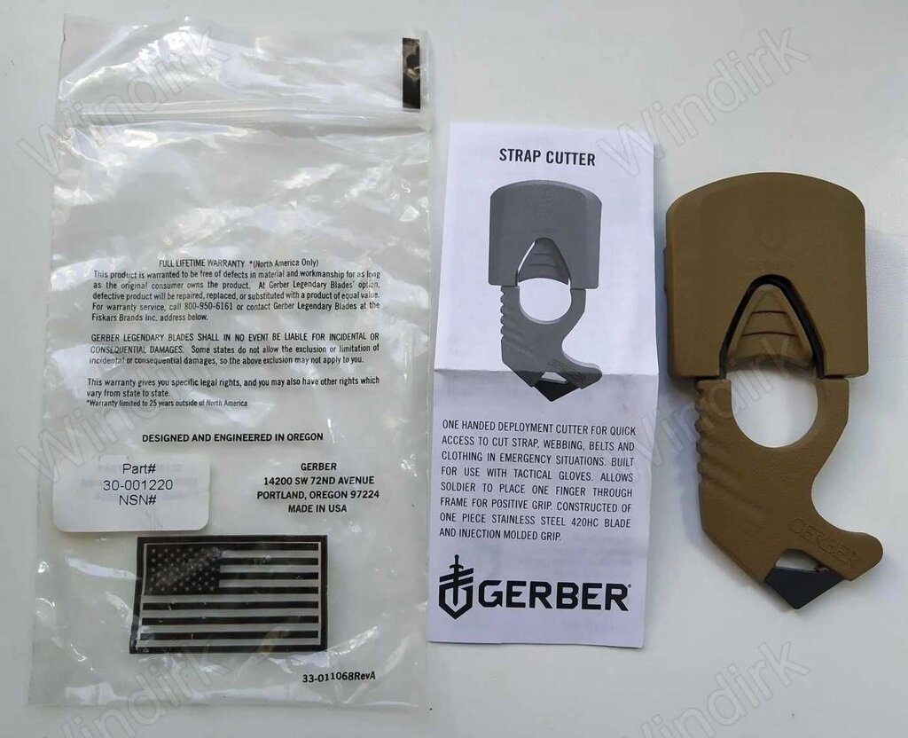 Стропоріз Gerber Strap Cutter від компанії Artiv - Інтернет-магазин - фото 1