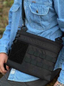 Сумка через плече cordura edc кордура molle велкро месенджер липучка