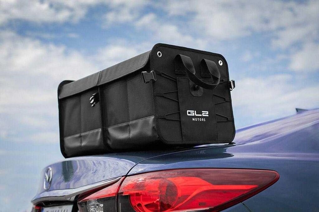 Сумка органайзер у багажник автомобіля GLZ Motors Чорна з кришкою від компанії Artiv - Інтернет-магазин - фото 1