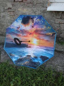 Суперякість! Атласна тканина/Зонтик навпаки Dolphin Крутий парасолька