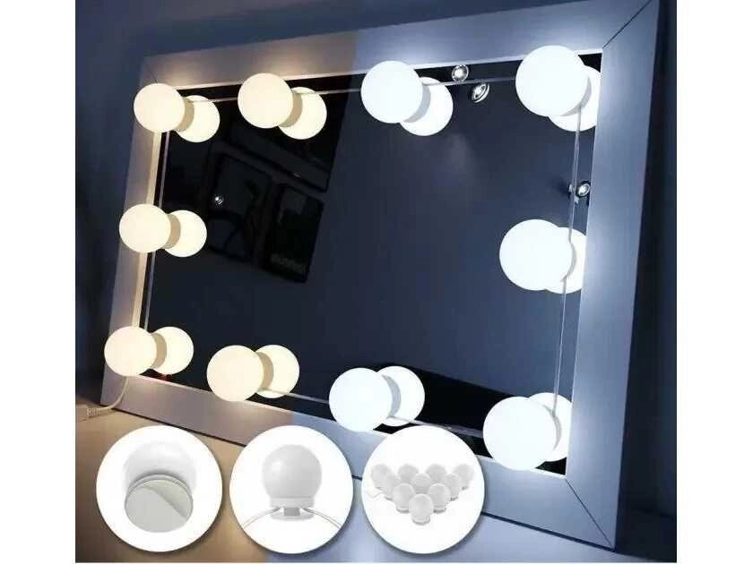 Світлодіодні лампочки для макіяжного дзеркала 10LED, підсвічування USB від компанії Artiv - Інтернет-магазин - фото 1
