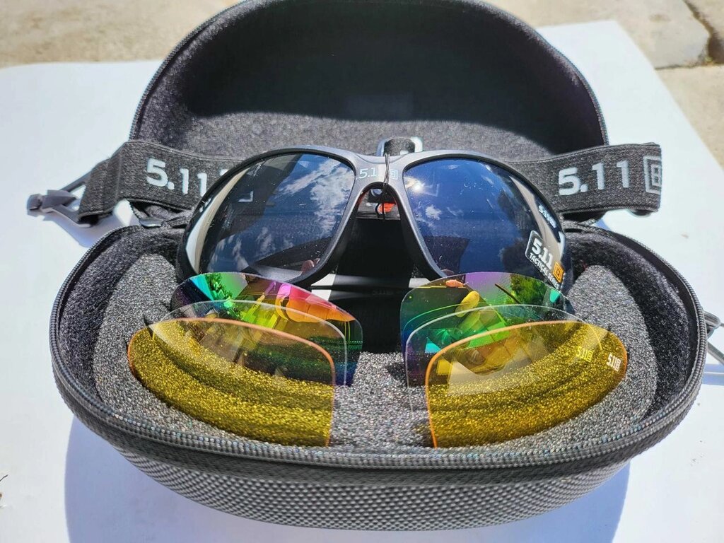Тактичні окуляри 5.11 зі змінним склом від компанії Artiv - Інтернет-магазин - фото 1