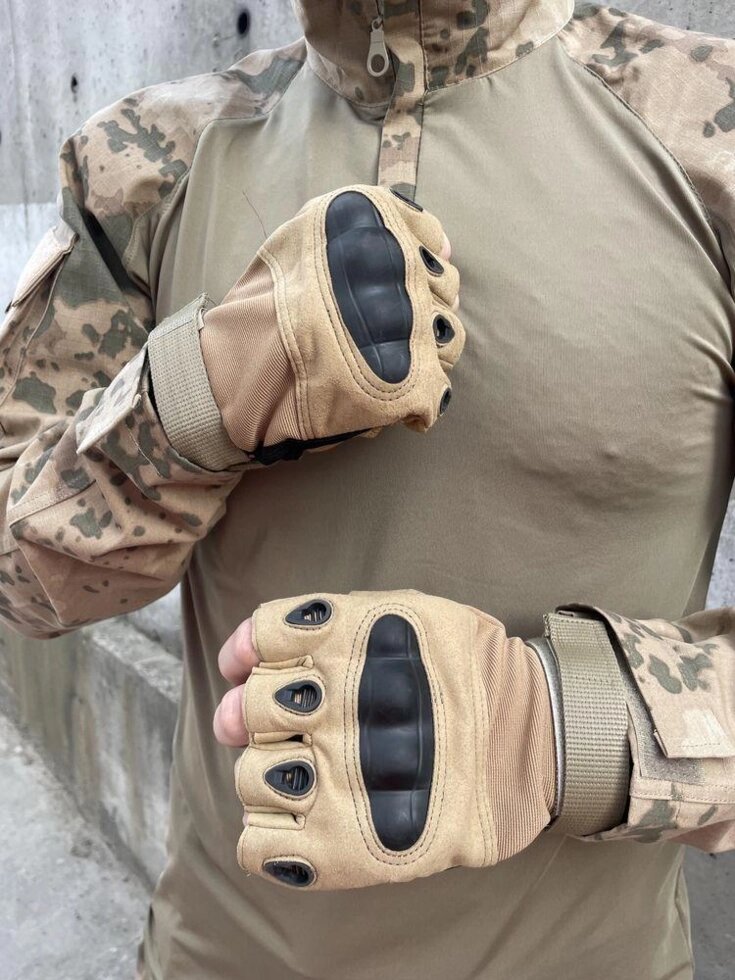 Тактичні рукавички Combat від компанії Artiv - Інтернет-магазин - фото 1