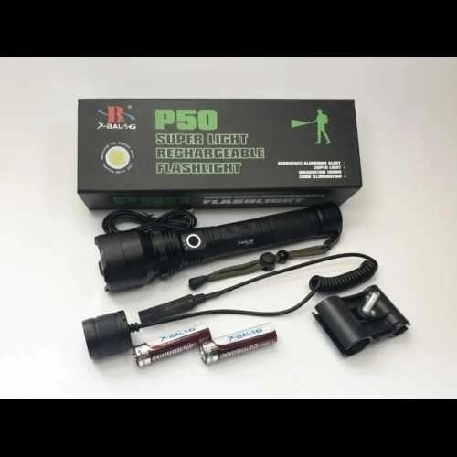 Тактичний ліхтарик Police BL QP510 P50 з виносною кнопкою від компанії Artiv - Інтернет-магазин - фото 1