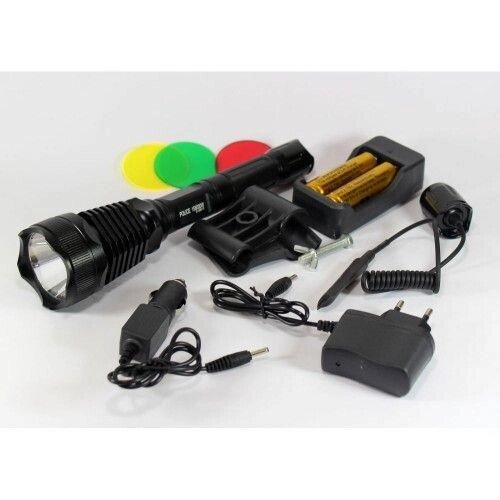 Тактичний піддульний ліхтар POLICE BL-Q2800 ліхтарик для полювання від компанії Artiv - Інтернет-магазин - фото 1