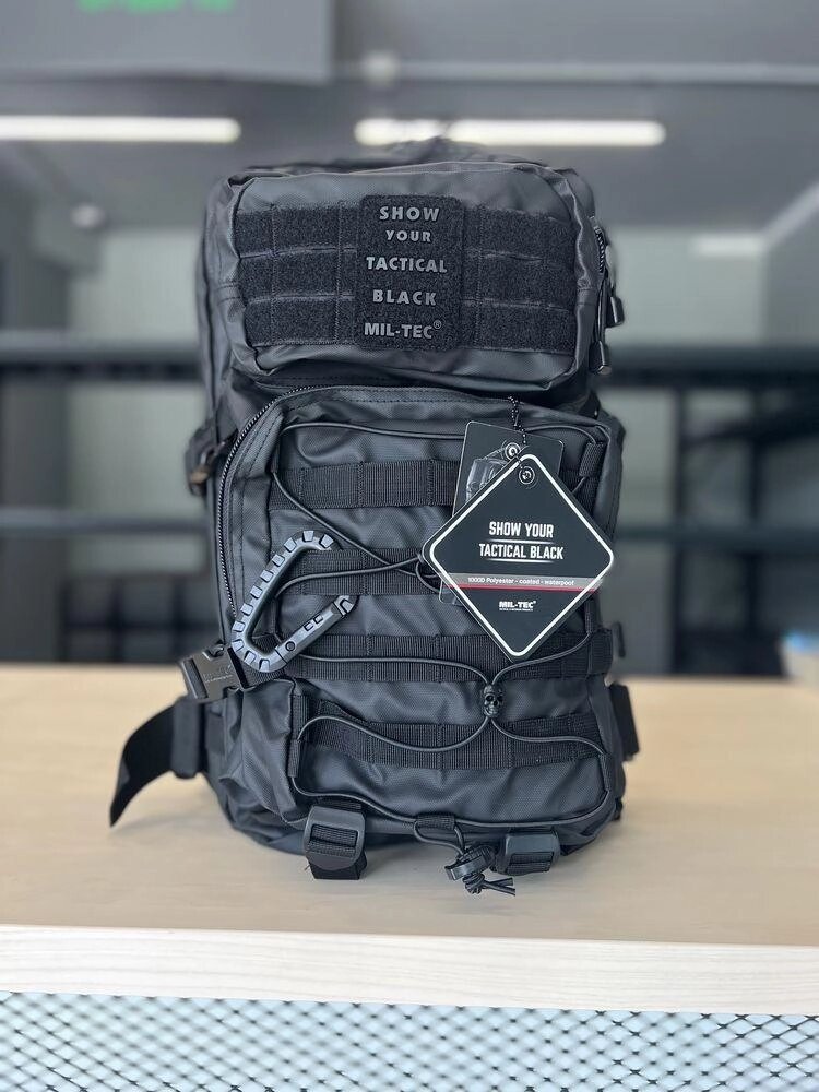 Тактичний рюкзак 36л чорний Mil-Tec US ASSAULT PACK LG (14002288-36) від компанії Artiv - Інтернет-магазин - фото 1