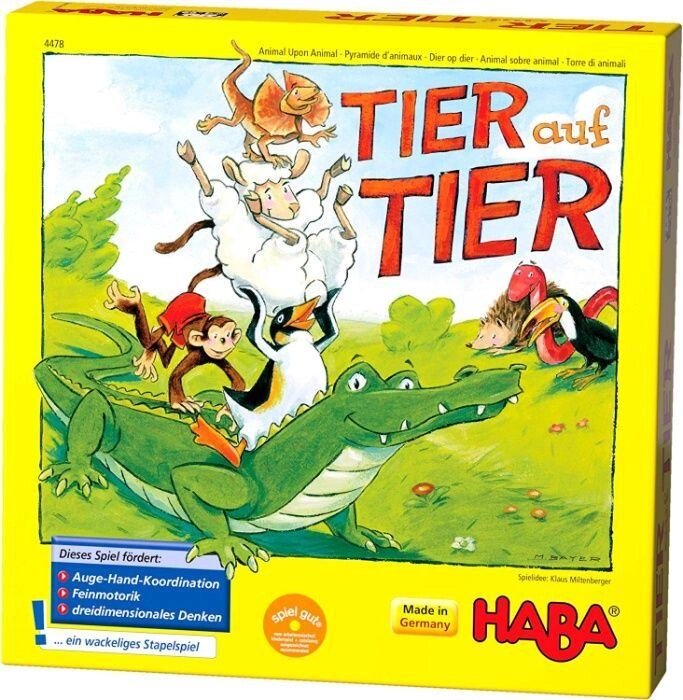 Tier auf Tier гра Haba розвивальна, піраміда з звірів, Хаба оригінал від компанії Artiv - Інтернет-магазин - фото 1