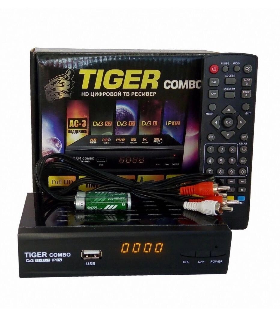 Tiger Combo DVB-S2/T2/C (41446) від компанії Artiv - Інтернет-магазин - фото 1