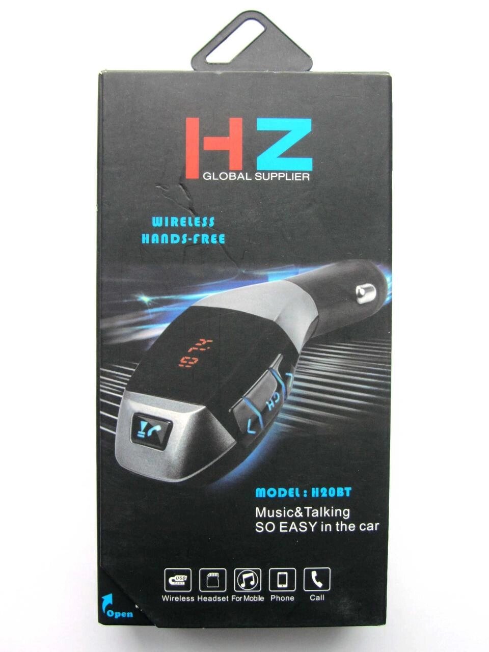 Транслятор аудіо FM-модулятор H20BT з Bluetooth A2DP USB-мікрофон від компанії Artiv - Інтернет-магазин - фото 1
