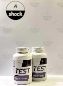 Трибулус Progress Nutrition TEST 1500 mg (60 капс.) Бустер BCAA