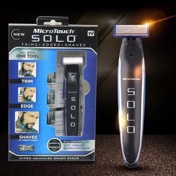 Тример Micro Touch Solo Машинка для стрижки бороди Мікро тач від компанії Artiv - Інтернет-магазин - фото 1