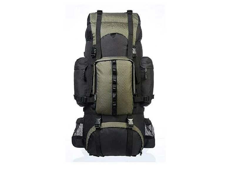 Туристичний рюкзак Amazon Basics з внутр рамою та дощовик зелен 65 л від компанії Artiv - Інтернет-магазин - фото 1