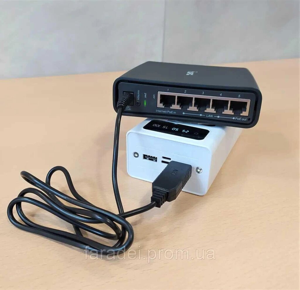 USB-DC 5.52.1 Кабель для маршрутизатора від Pelverbanka, перетворювача напруги від компанії Artiv - Інтернет-магазин - фото 1