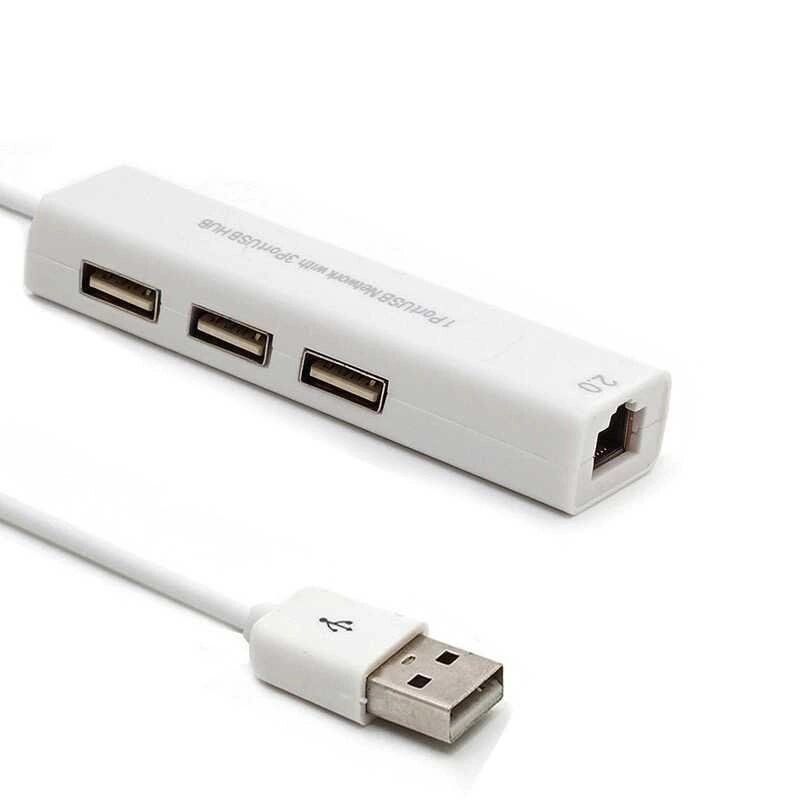 USB Мережева карта Ethernet USB хаб RJ-45 для Mac Windows Android Linux від компанії Artiv - Інтернет-магазин - фото 1