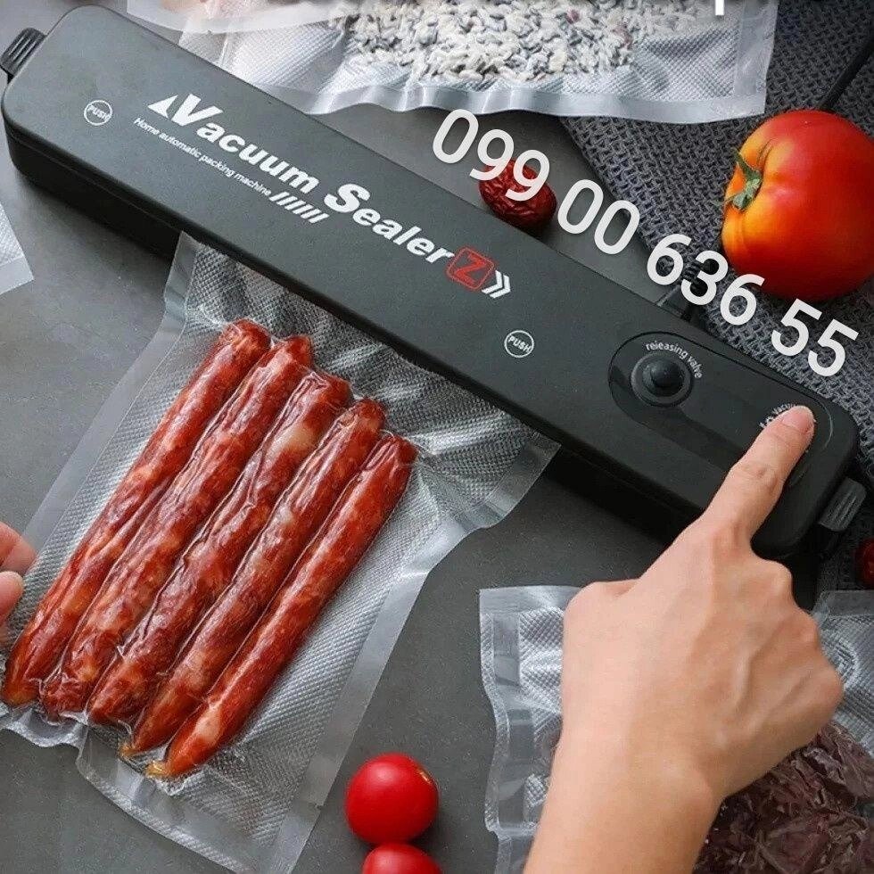 Вакууматор упаковщик зварювач їжі Vacuum Sealer +5 пакетів у комплекті від компанії Artiv - Інтернет-магазин - фото 1