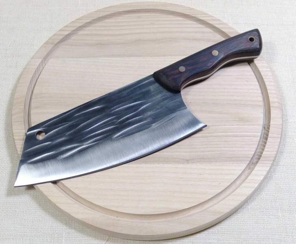Великий кований кухонний ніж шеф-кухаря Кірітсуке ручної роботи від компанії Artiv - Інтернет-магазин - фото 1