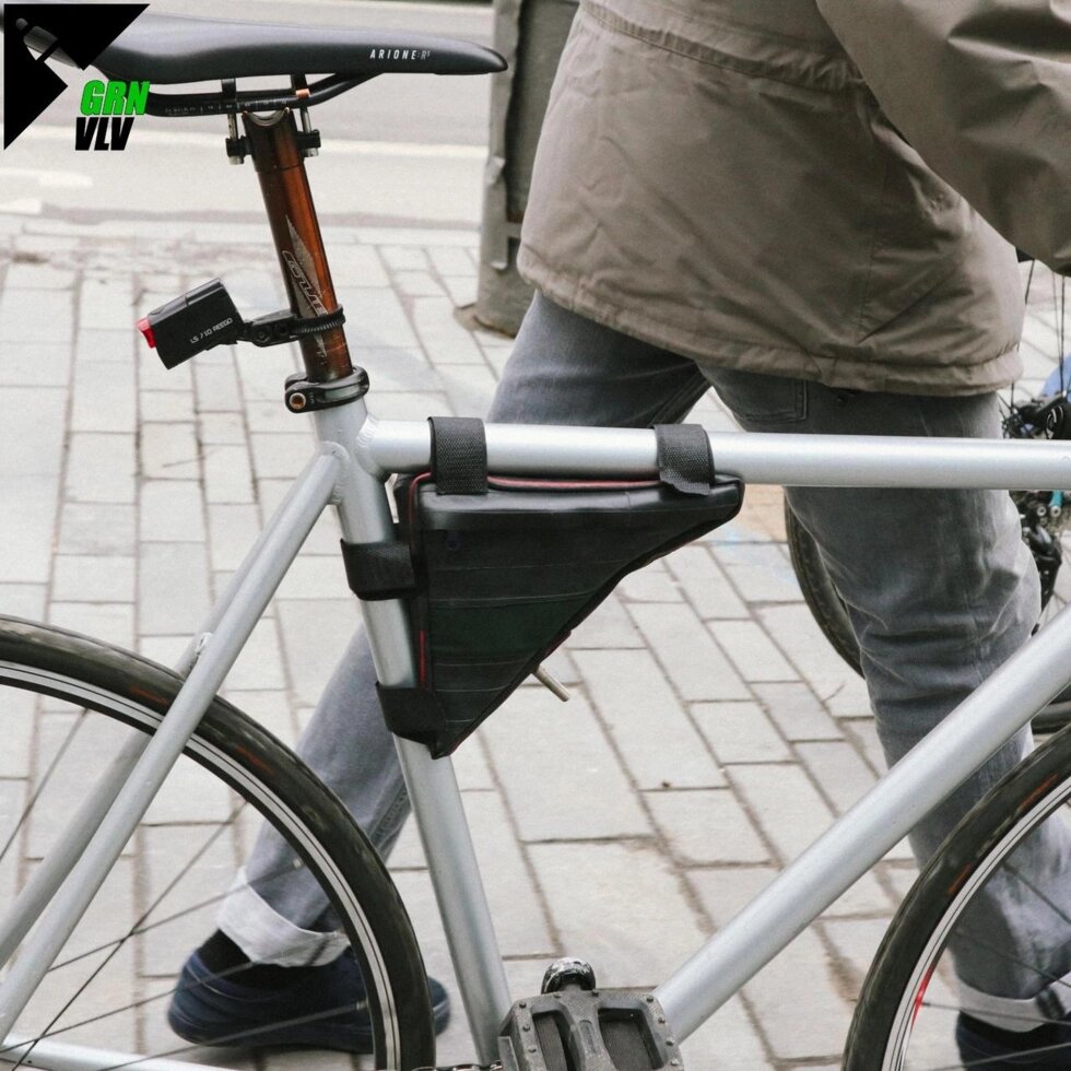 Велосипедна сума із камер Green Valve під велосипедом Eco Square x grnvlv від компанії Artiv - Інтернет-магазин - фото 1