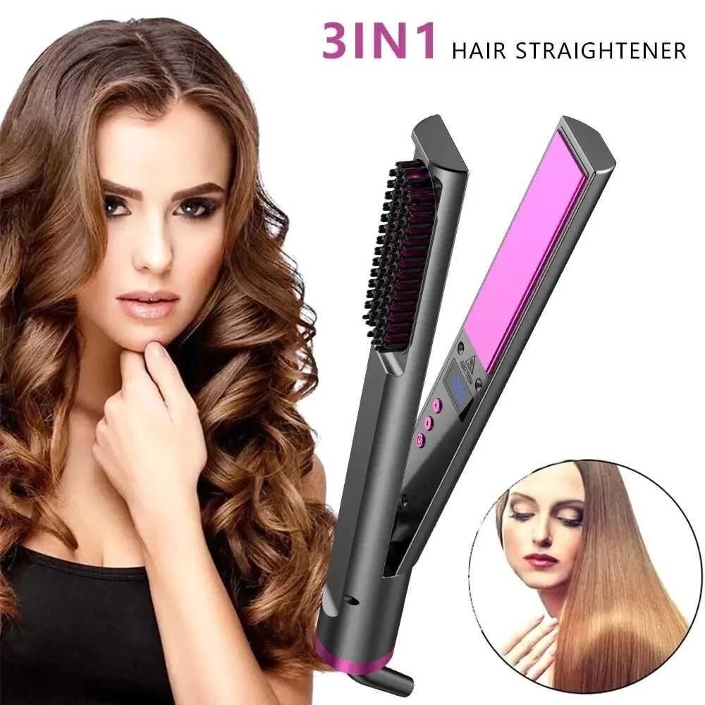 Випрямляч для волосся 3 в 1 Hair Straightener від компанії Artiv - Інтернет-магазин - фото 1