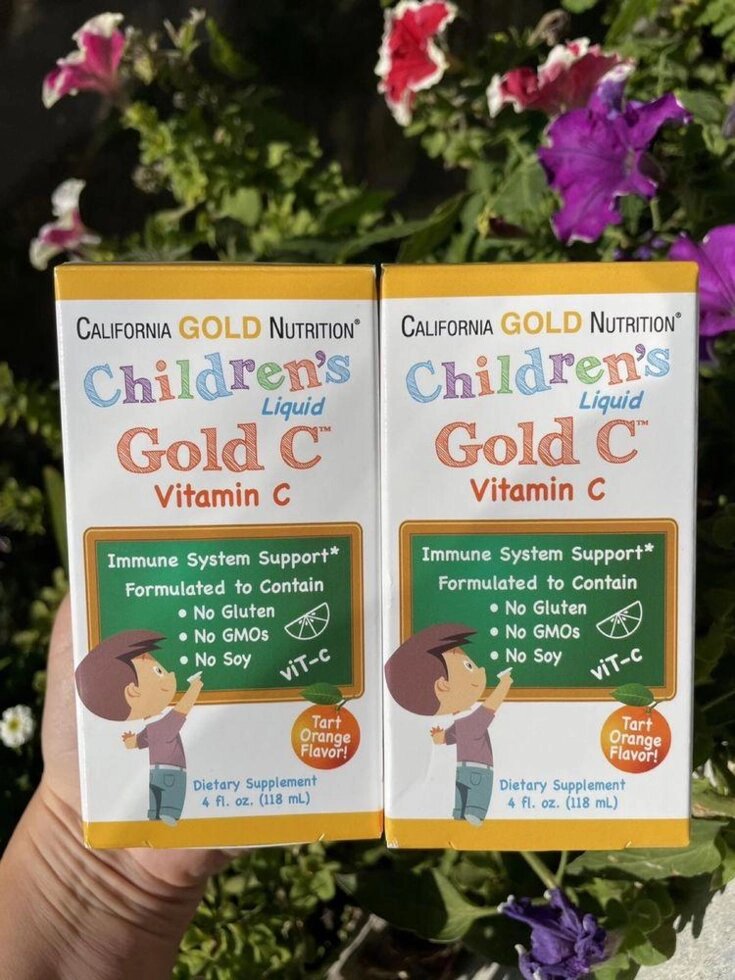 Вітамін С ц дитячий vitamin c рідкий california gold iherb від компанії Artiv - Інтернет-магазин - фото 1