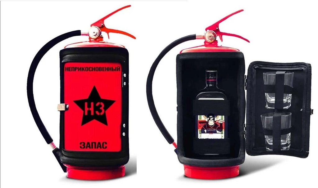 Вогнегасник бар НЗ | огнетушитель подарунок чоловікові куму від компанії Artiv - Інтернет-магазин - фото 1