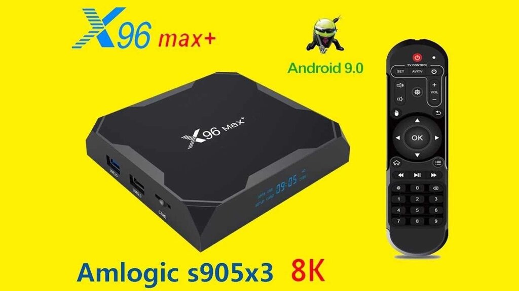 X96 MAX+ IPTV SMART TV Box приставка Android 9.1 2/16 4/32 від компанії Artiv - Інтернет-магазин - фото 1