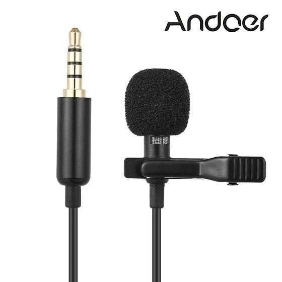 Якісний петличний мікрофон Andoer EY-510A, петличка для смартфона від компанії Artiv - Інтернет-магазин - фото 1