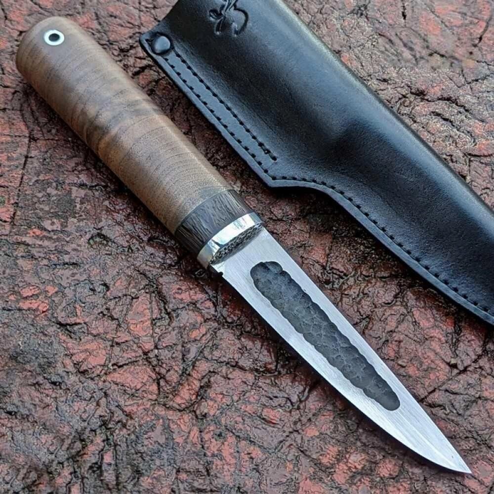 Якутський ніж зі сталі Х12Ф1, якутський ніж ручної роботи якут від компанії Artiv - Інтернет-магазин - фото 1