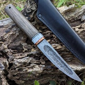 Якутський ніж зі сталі ШХ15, якутський ніж якут ручної роботи