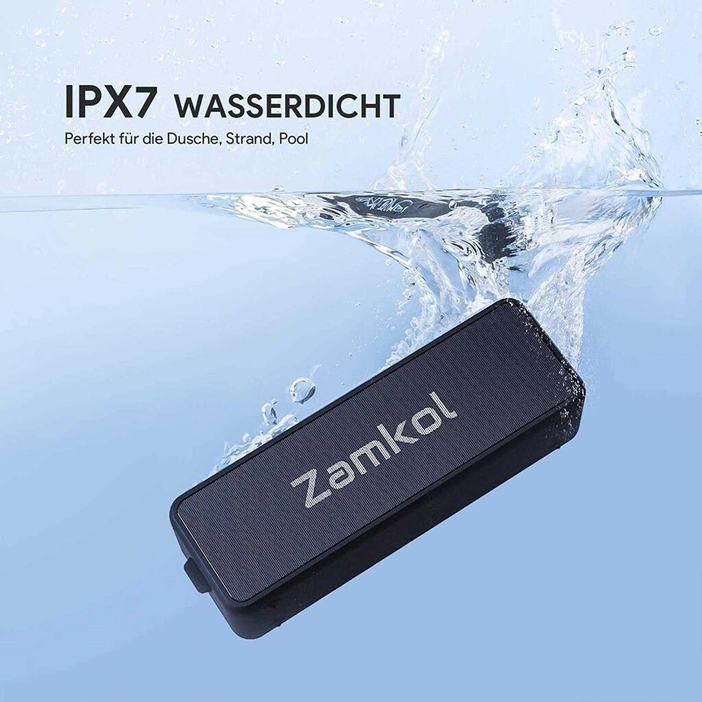 Zamkol Bluetooth 5.0 Динамік Портативна колонкаIPX7водонепровід 20 Вт від компанії Artiv - Інтернет-магазин - фото 1