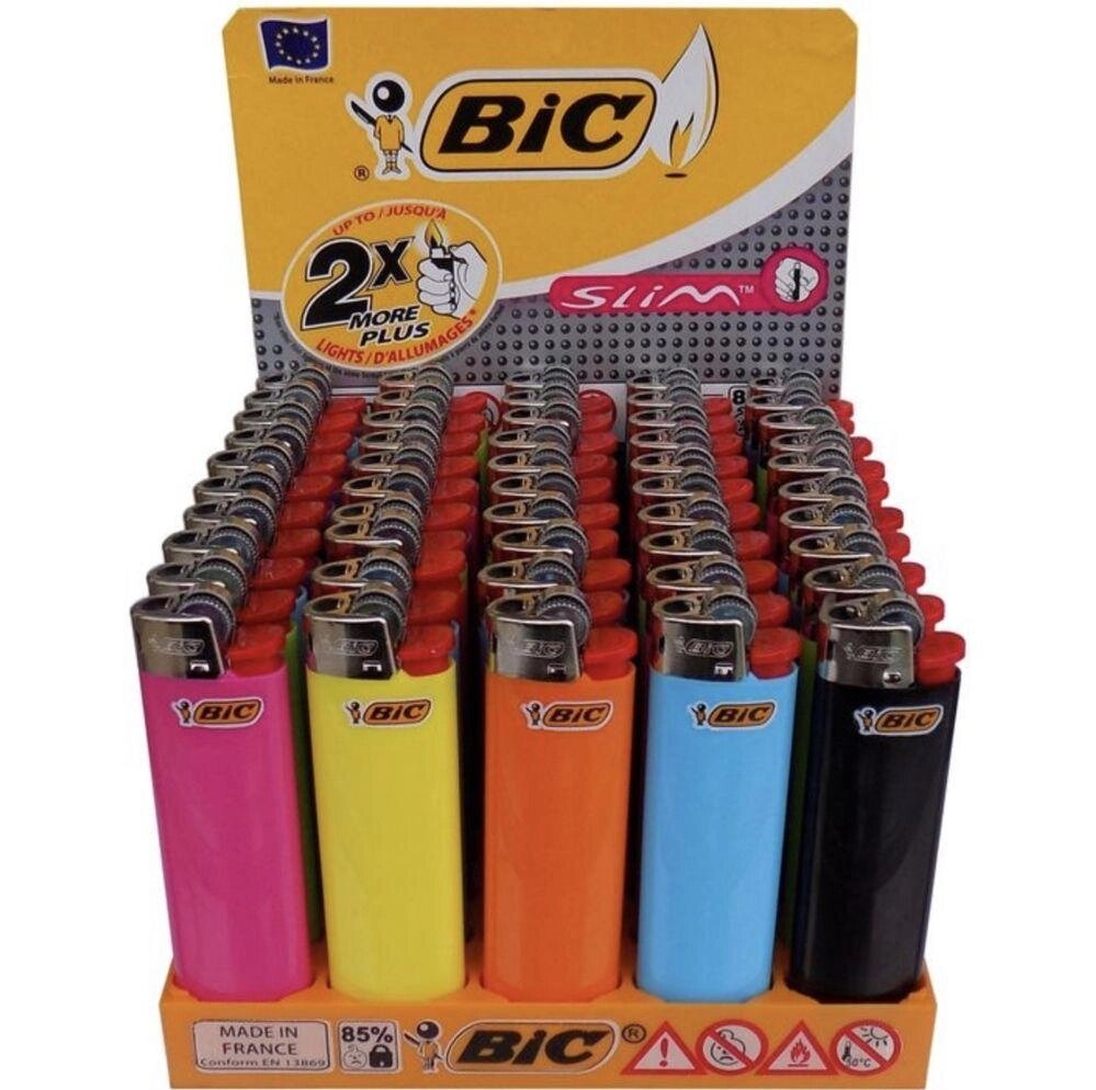 Запальничка БІК BIC Опт кольорова та Максі J23 та J26 В упаковці 50 шт Цін від компанії Artiv - Інтернет-магазин - фото 1