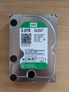 Жорсткий диск HDD WD Green 3TB 3.5, накопичувач внутрішній