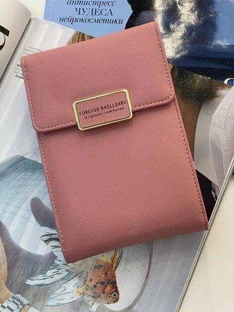 Жіноча сумка клатч Forever Young Рожева від компанії Artiv - Інтернет-магазин - фото 1