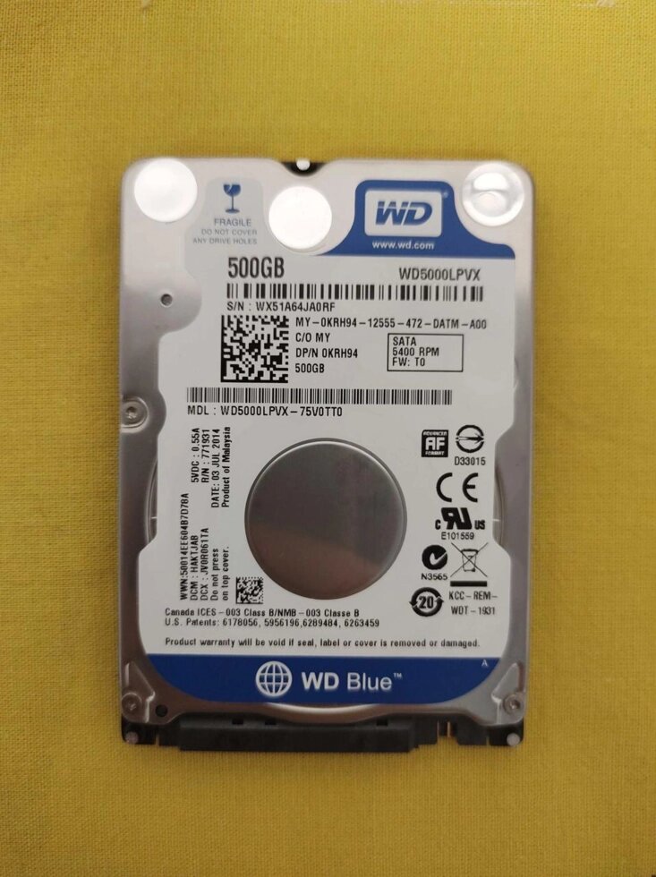 Жорсткий диск HDD 500Gb 1000Gb 1Tb, 2.5 3.5 дюйми від компанії Artiv - Інтернет-магазин - фото 1