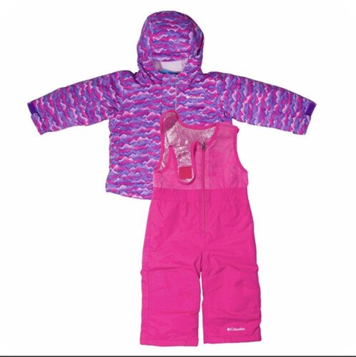 Зимовий комплект для дівчинки Columbia куртка та напівкомбінезон Коламбія
