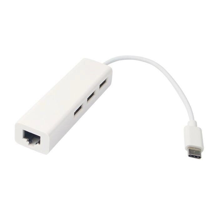 Зовнішня USB-C мережева карта type-C Ethernet USB Hub для Mac, Windows від компанії Artiv - Інтернет-магазин - фото 1